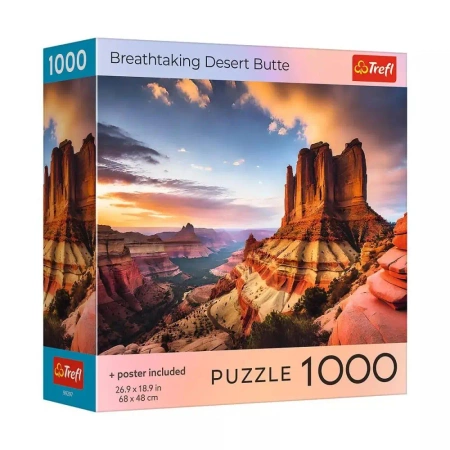 Puzzle 1000 USA Colection Breathtaking Desert Butte - Trefl PAP