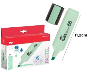 Zakreślacz pastelowy jasnozielony (12szt) - MP Main Paper