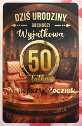 Karnet z wymiennymi rocznikami 50 damska - YEKU