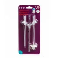 Słomki zapasowe i szczoteczka do bidonu 2 sztuki b.box