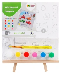 Zestaw do malowania Samochody 9el HAPPY COLOR - GDD