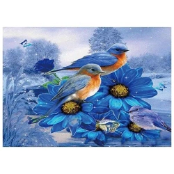 Mozaika diamentowa 5D - Ptaszki 40x30cm - Titanum