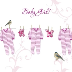 Karnet Swarovski kwadrat EE01 Narodziny śpioszki - Clear Creations