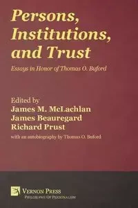 Persons, Institutions, and Trust - Richard Prust