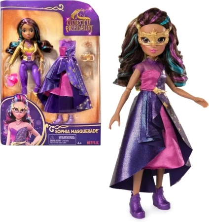 Akademia Jednorożców: Lalka Delux Sophia Masquerad - Spin Master