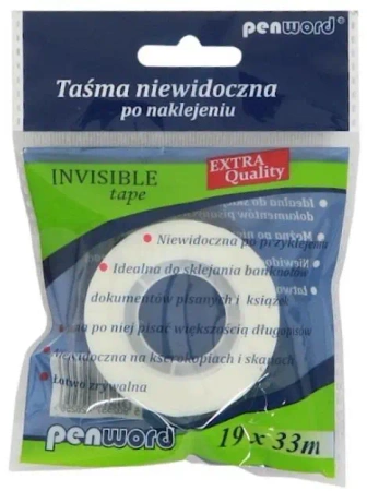Taśma transparentna 19mmx33m - Penword