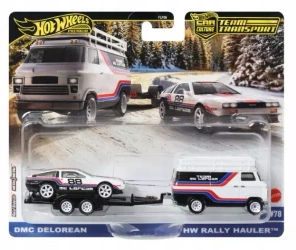 HOT WHEELS Team Transport #78 JBM35 DMC Delorean / HW Rally Hauler