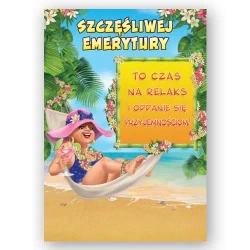 Kartka okolicznościowa Emetytura duża TDF27 - Trend