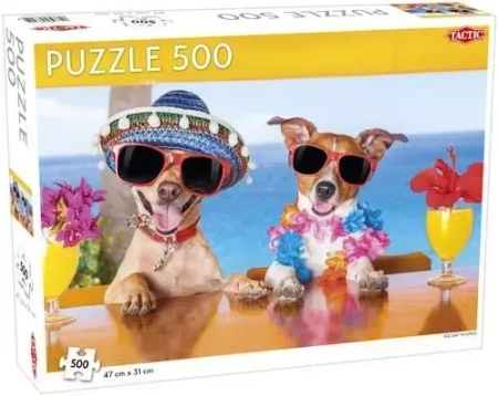 Puzzle 500 Animals: Holiday Hounds - Tactic