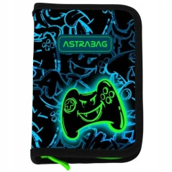 Piórnik pojedynczy dwuklapkowy bez wyposażenia ASTRABAG GAMING, AC1 - Astra