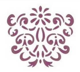 Szablon zmywalny ornament 12x15cm 0,5mm - Galeria Hobby