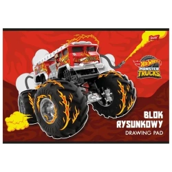 Blok rysunkowy A4/20K 80 g/m2 Hot Wheels (10szt) - UNIPAP