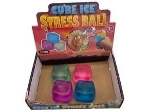 Kostka lodu do ściskania 4 kolory 5,5cm mix - Madej