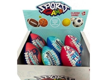 Piłeczka rugby 13cm mix - Madej