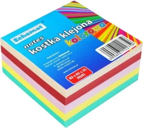 Kostka papierowa kolorowa 83x83x35mm klejona - Schemat