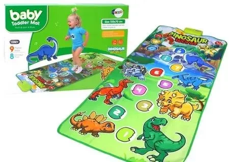 Mata taneczna dinozaury dźwięki - Leantoys