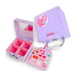 Create It! Kuferek fioletowy do makijażu - Create it