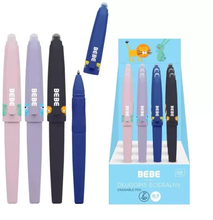 Długopis ścieralny ze skuwką BB Kids (12szt) - INTERDRUK