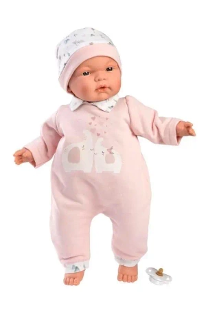 Lalka Bobas Joelle 38cm miękki brzuszek dziewczynk - Llorens