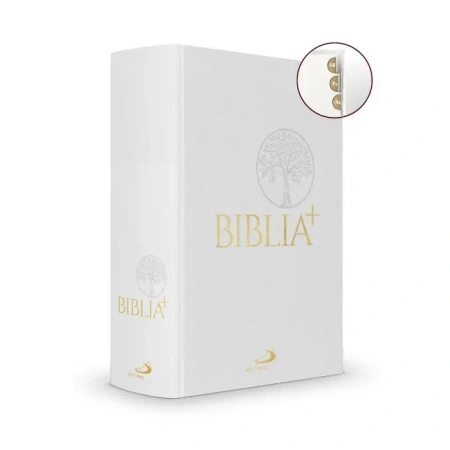 Biblia Plus płótno biała paginacja - praca zbiorowa