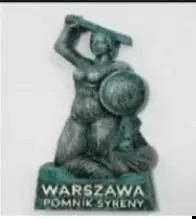 Magnes I love Poland Warszawa - Pan Dragon