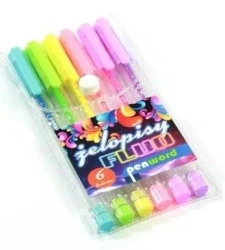Żelopis fluo 6 kolorów - Penword