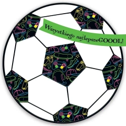 Karnet KW Neon Tłoczony piłka - Henry