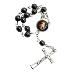 Różaniec 10-tka różańca hematyt Krzysztof/J.U.T. - Art Sacrum