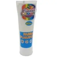 Farba plakatowa w tubie biała 30ml - Sweet colours