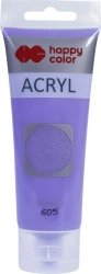 Farba akrylowa 75ml fioletowa pastel HAPPY COLOR - GDD