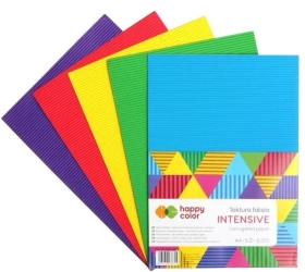 Tektura falista A4/5K mix Intensive HAPPY COLOR - GDD