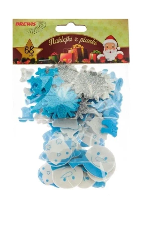 Naklejki z pianki 68szt - Brewis