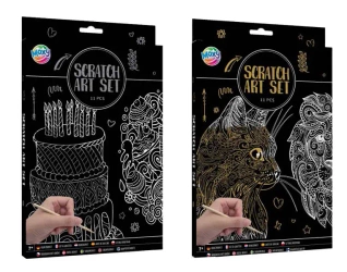 Zestaw do rysowania Scratch Art - Moxy
