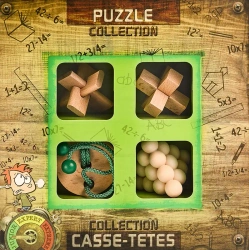 Łamigłówki drewniane Junior  4szt. - EUREKA 3D