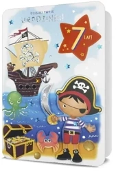 Karnet B6 Urodziny (wymienne cyfry) - Pan Dragon