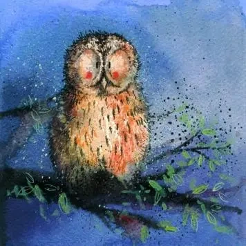 Podkładka pod kubek C50 Nocna sowa - Alex Clark