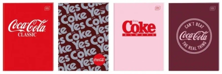 Zeszyt do słówek A6/32K Hybrid Coca Cola (10szt) - INTERDRUK
