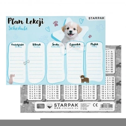 Plan lekcji z tabliczką mnożenia - STARPAK