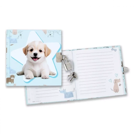 Pamiętnik na kłódkę Cuties Doggy - STARPAK