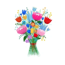 Karnet B6 Kwiaty bukiet - Henry