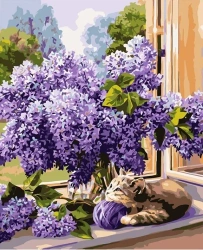 Malowanie po numerach 40x50 Bez - Koh-I-Noor