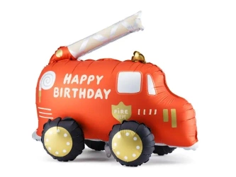 Balon foliowy wóz strażacki 67x53cm - PartyDeco