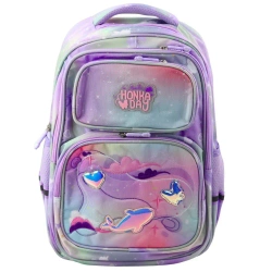 Plecak szkolny pastel kolorowy 20L - Leantoys