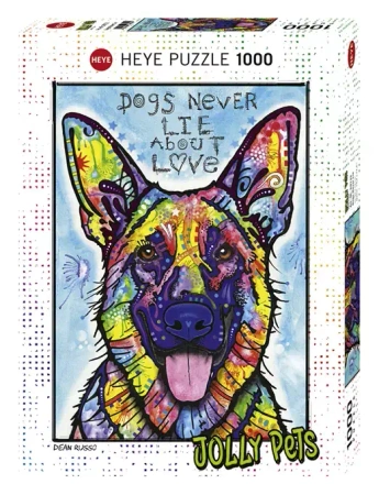 Puzzle Heye. 1000 elementów. Jolly Pets. Pies, Dean Russo