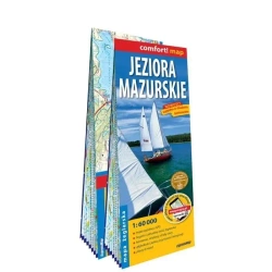 Comfort!map Jeziora Mazurskie 1: 60 000 lam w.2023 - praca zbiorowa