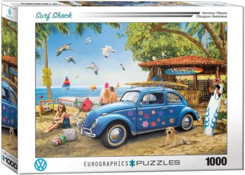Puzzle 1000 EG-VW Beetle Surf Shack 6000-5683 - Eurographics