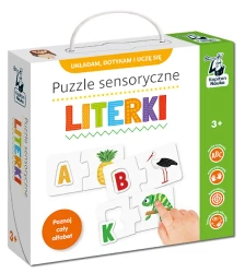 Kapitan Nauka. Puzzle sensoryczne. Literki - Hellich Malwina