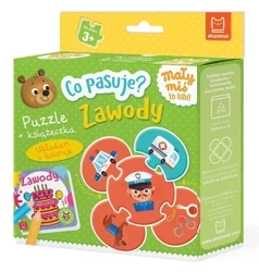 Co pasuje? Zawody Puzzle + książeczka - Anna Podgórska