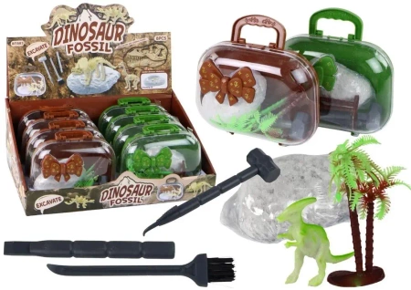 Wykopaliska Dinozaury w walizce mix - Leantoys