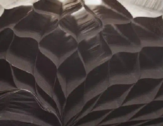 Bibuła przestrzenna czarna 23x33cm - Galeria Hobby